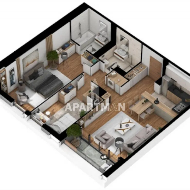 Stan Izdavanje Beograd Centar (Savski Venac) 88 m2