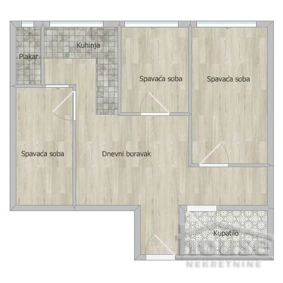Troiposoban stan na prodaju, Bulevar Oslobođenja, Novi Sad, 53m², 7. sprat, 160.000 €