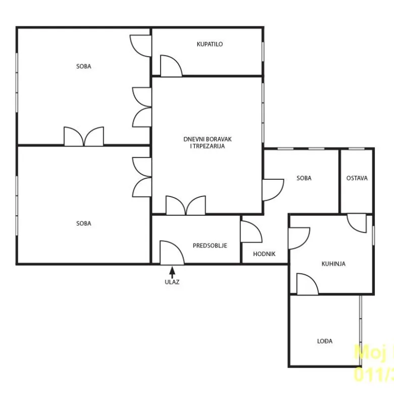 Troiposoban stan na prodaju, Slavija, Beograd, 95m², 365.000 €